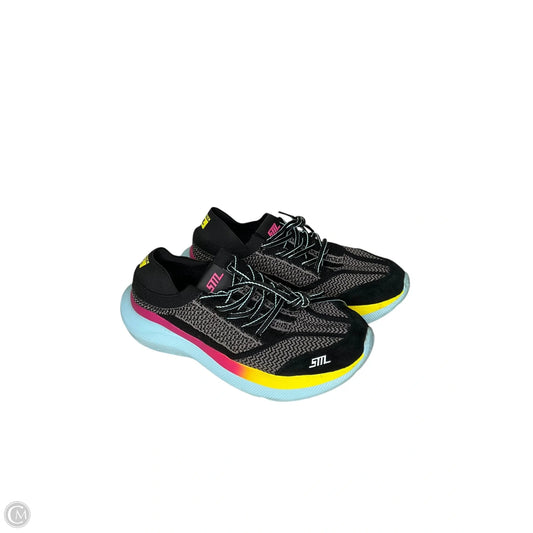 Shoes Athletic By Steve Madden In Black & Blue, Size: 11
