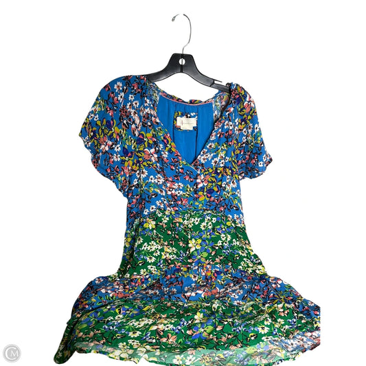 Dress Casual Short By Anthropologie In Floral Print, Size: S