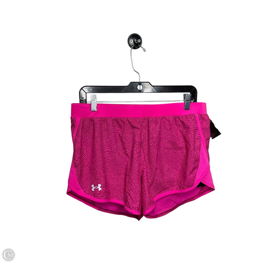 Athletic Shorts By Under Armour In Pink, Size: L