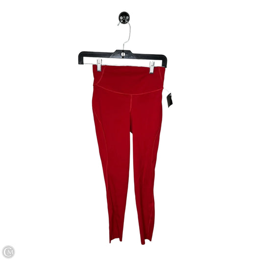 Athletic Leggings By Lululemon In Red, Size: 4