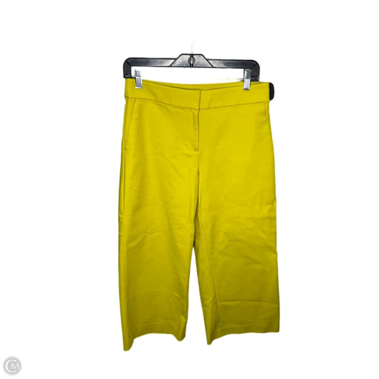 Pants Cropped By Loft In Yellow, Size: 6p