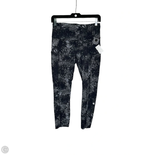 Athletic Leggings By Lululemon In Grey, Size: 8
