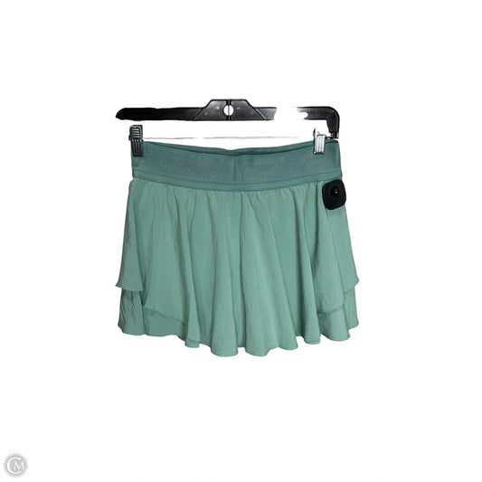 Athletic Skort By Lululemon In Green, Size: 6