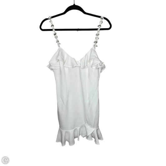 Dress Party Short By Clothes Mentor In White, Size: L