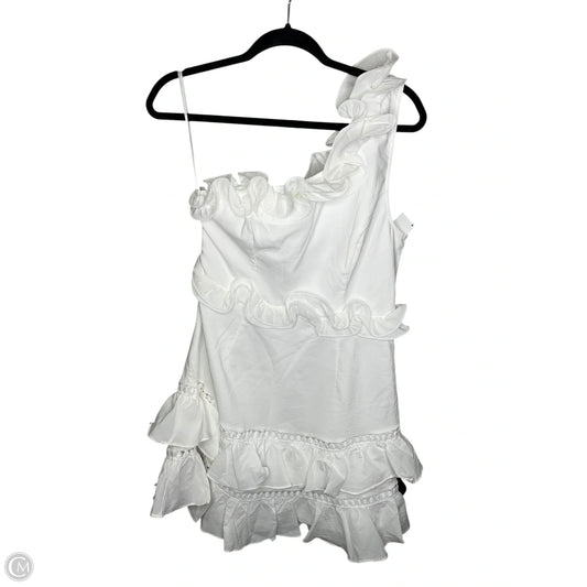 Dress Party Short By Clothes Mentor In White, Size: L