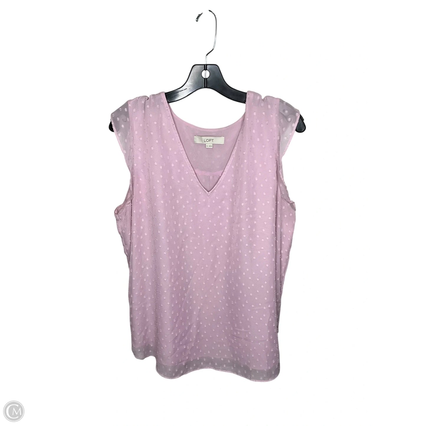 Tank Top By Loft In Pink, Size: Xl