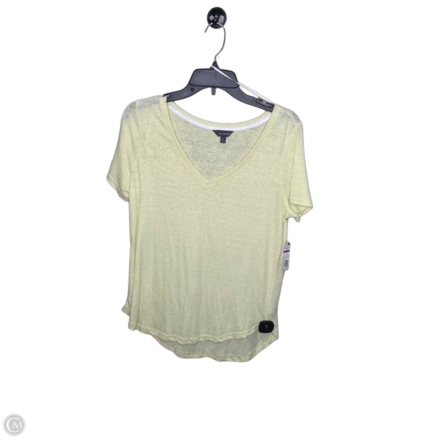 Top Short Sleeve By Limited In Yellow, Size: M