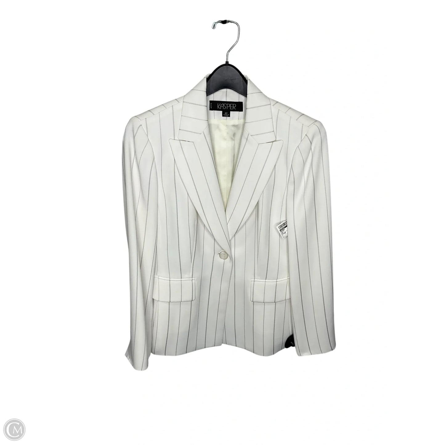 Blazer By Kasper In White, Size: 6p