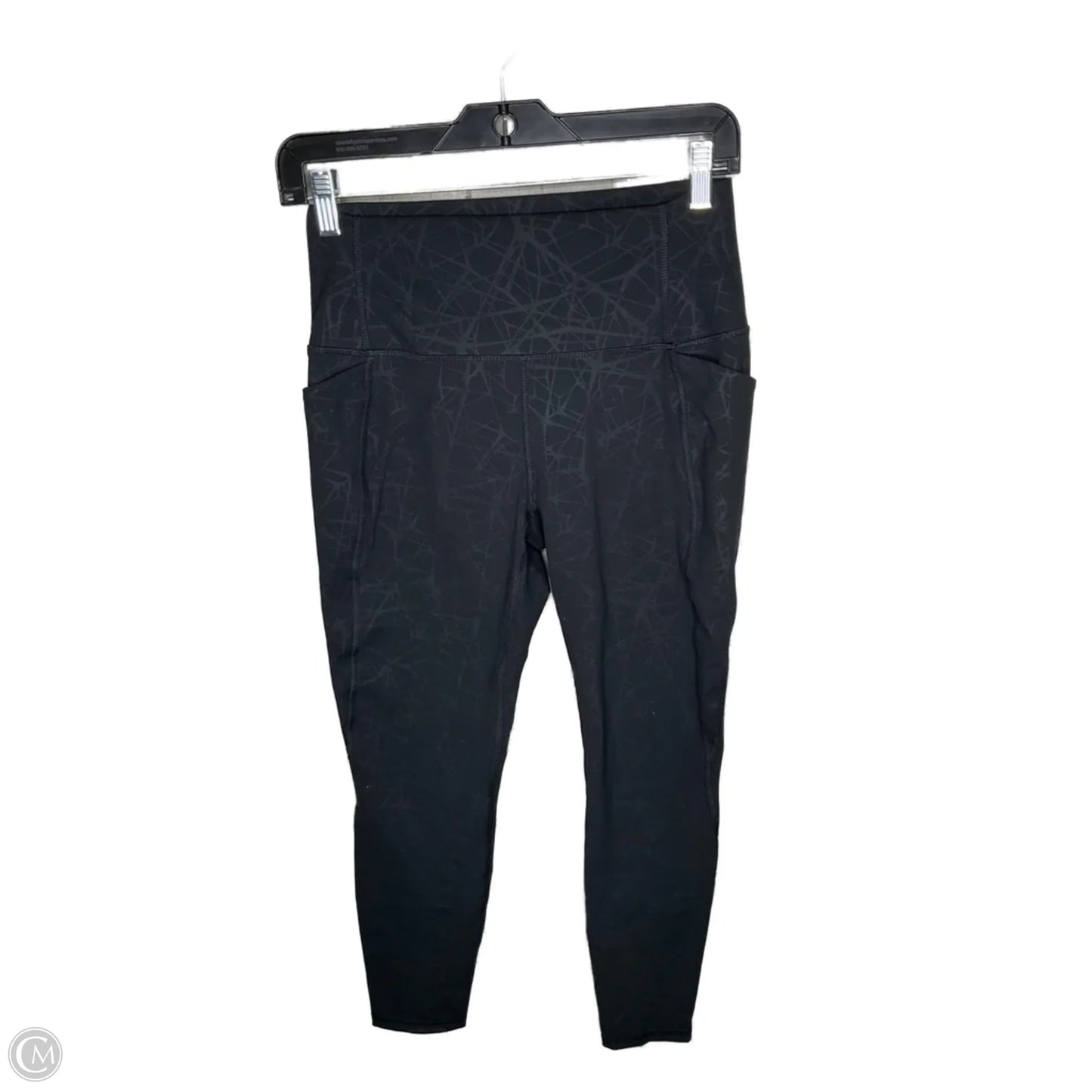 Athletic Leggings By Spyder In Black, Size: M