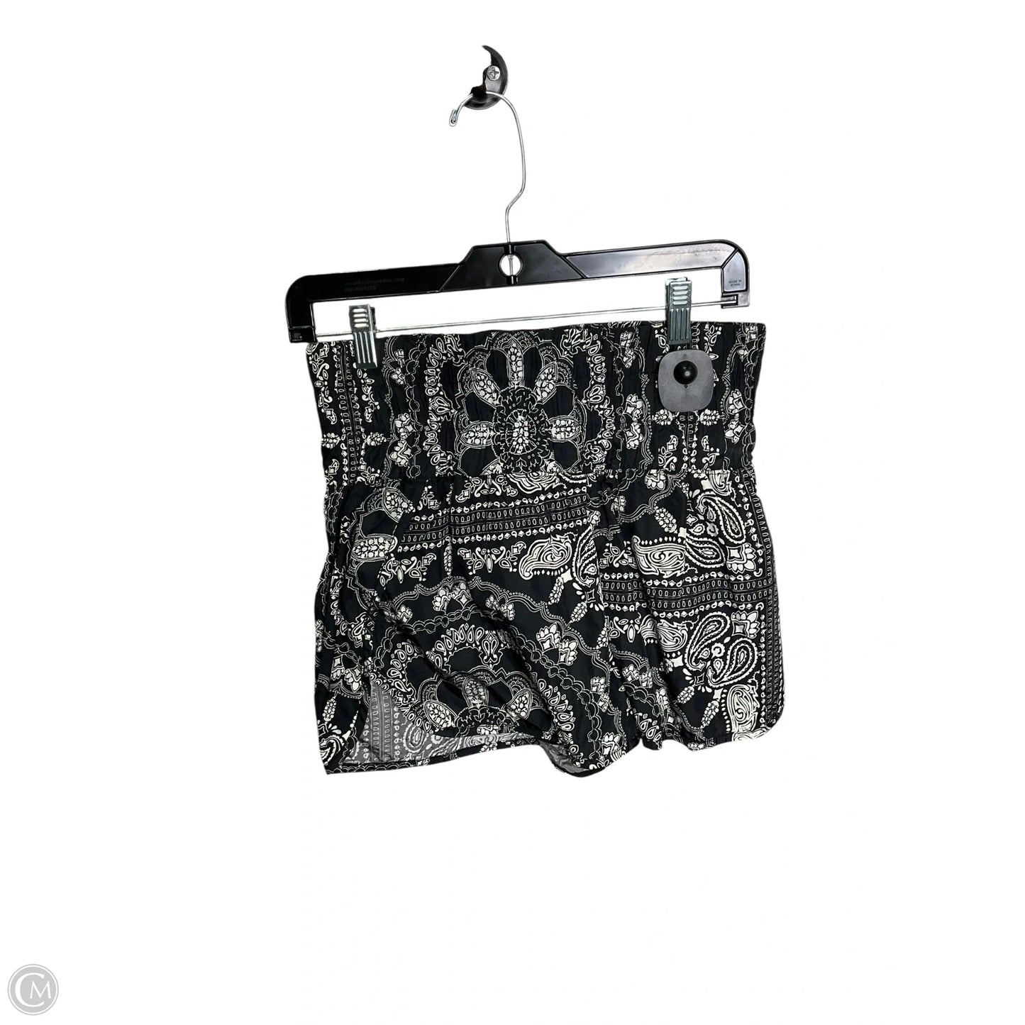 Athletic Shorts By Free People In Black & Cream, Size: M