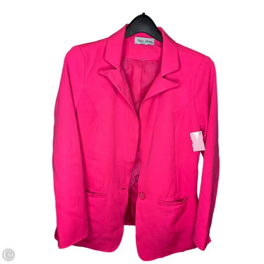 Blazer By Clothes Mentor In Pink, Size: M