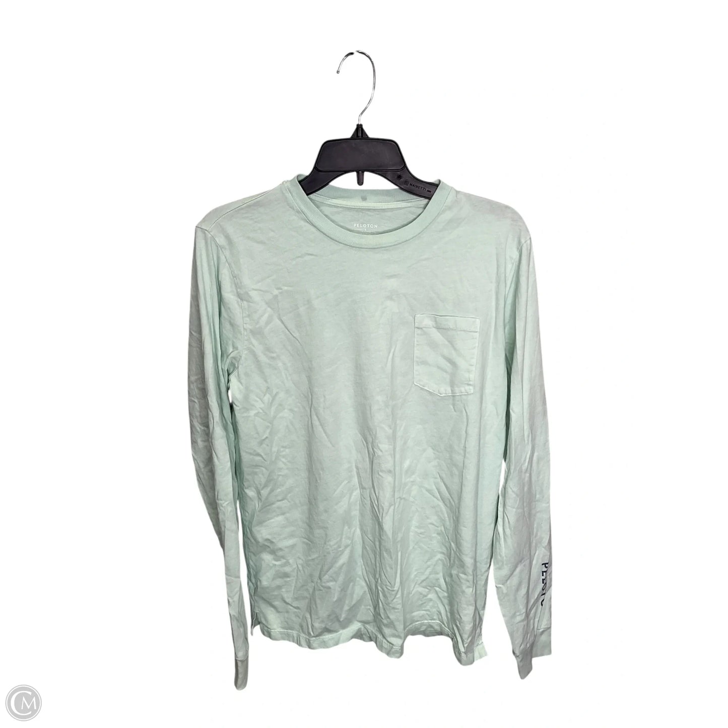 Athletic Top Long Sleeve Crewneck By Cma In Blue, Size: S