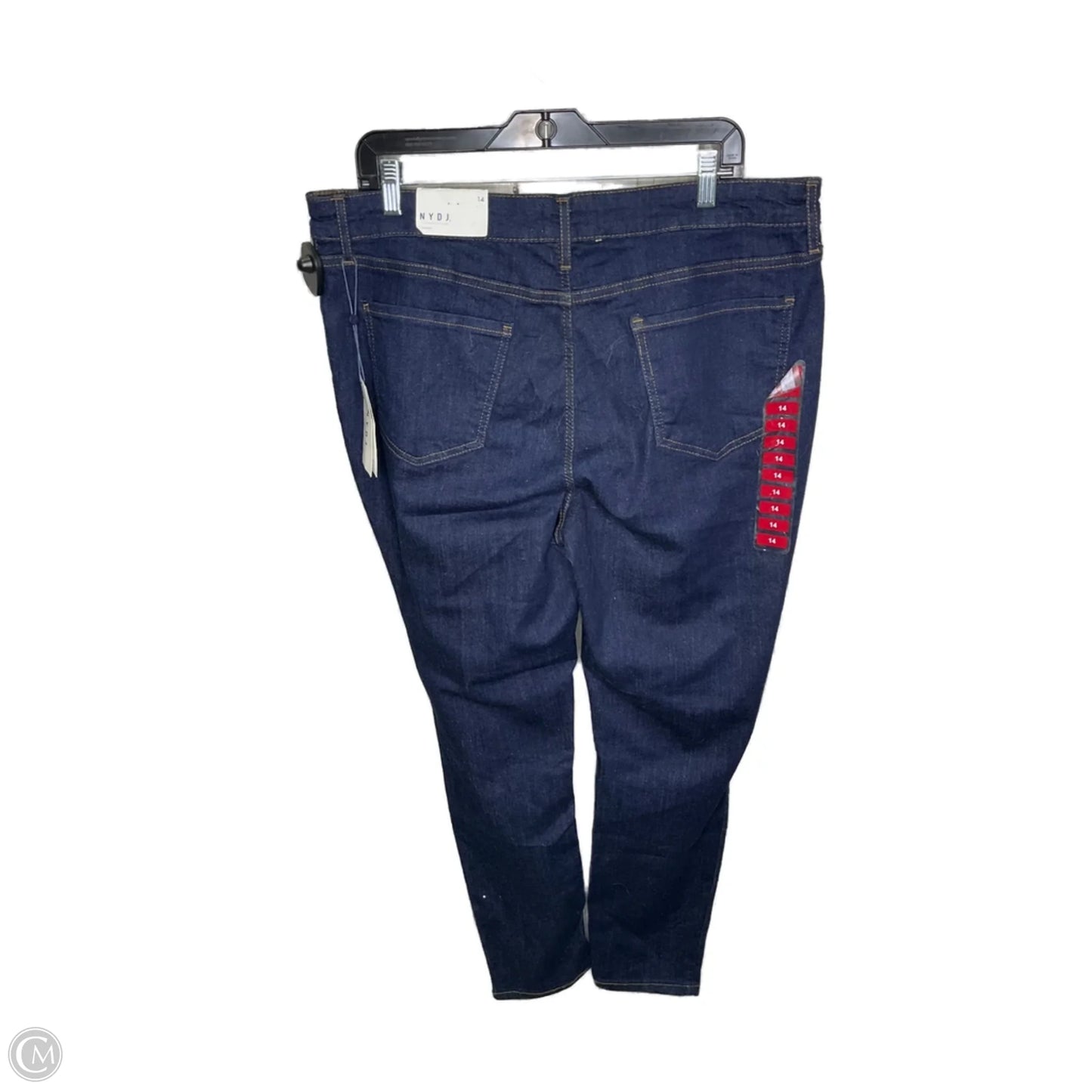 Jeans Skinny By Not Your Daughters Jeans In Blue Denim, Size: 14
