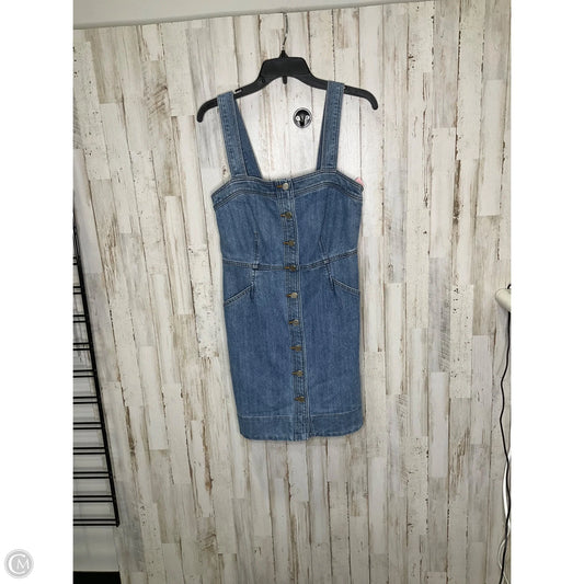 Dress Designer By Michael Kors In Blue Denim, Size: S