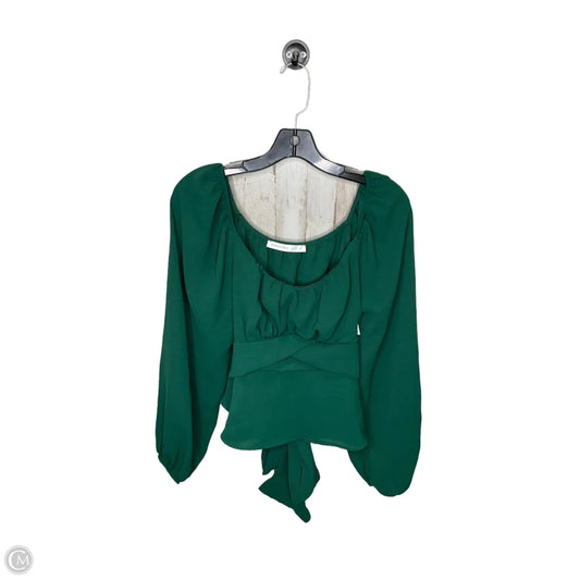Top Long Sleeve By Altard State In Green, Size: L