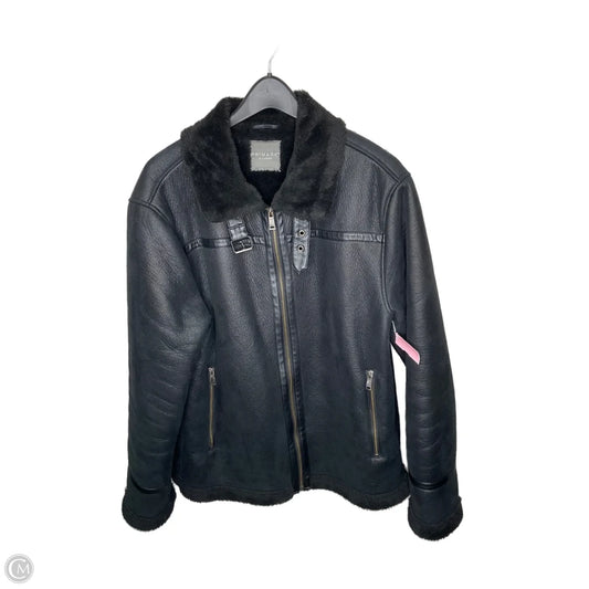 Jacket Fleece By Primark In Black, Size: Xl
