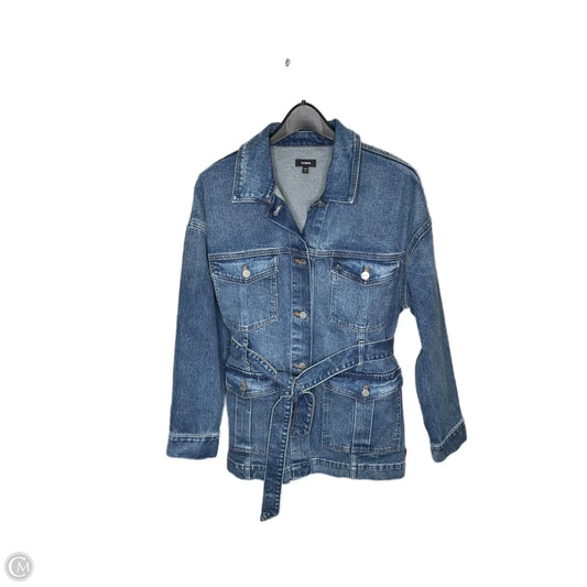Jacket Denim By Express In Blue Denim, Size: M