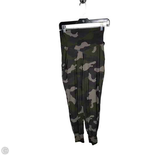 Athletic Pants By Aerie In Camouflage Print, Size: M