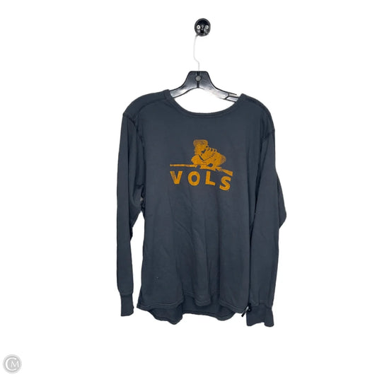 Top Long Sleeve By Clothes Mentor In Grey, Size: Xl