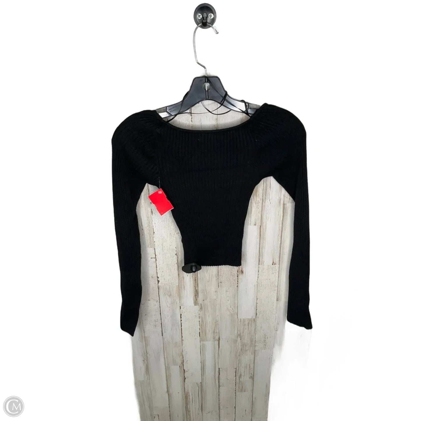 Top Long Sleeve Basic By Urban Outfitters In Black, Size: S