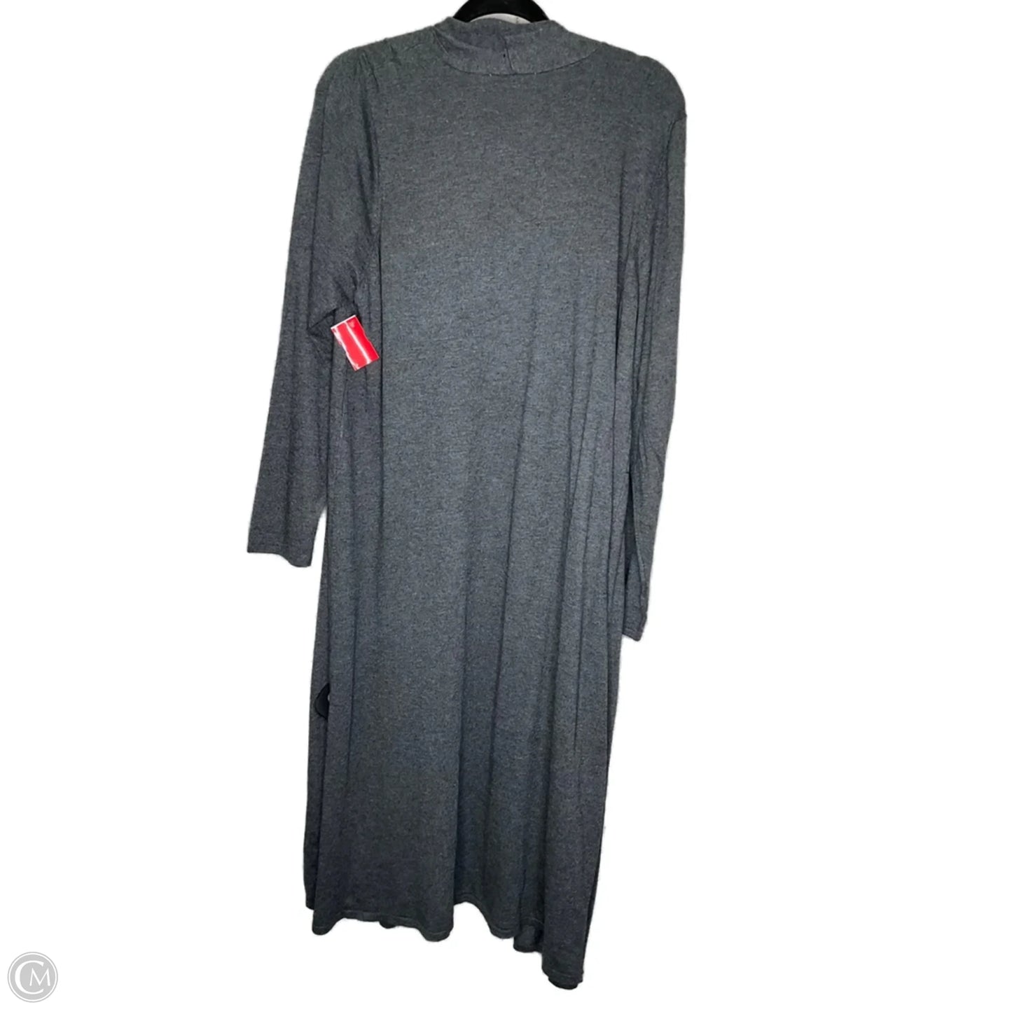 Cardigan By Jessica London In Grey, Size: 3x