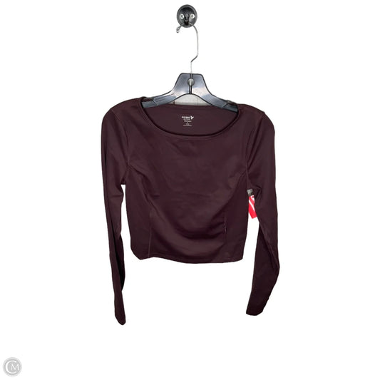 Athletic Top Long Sleeve Crewneck By Old Navy In Purple, Size: S