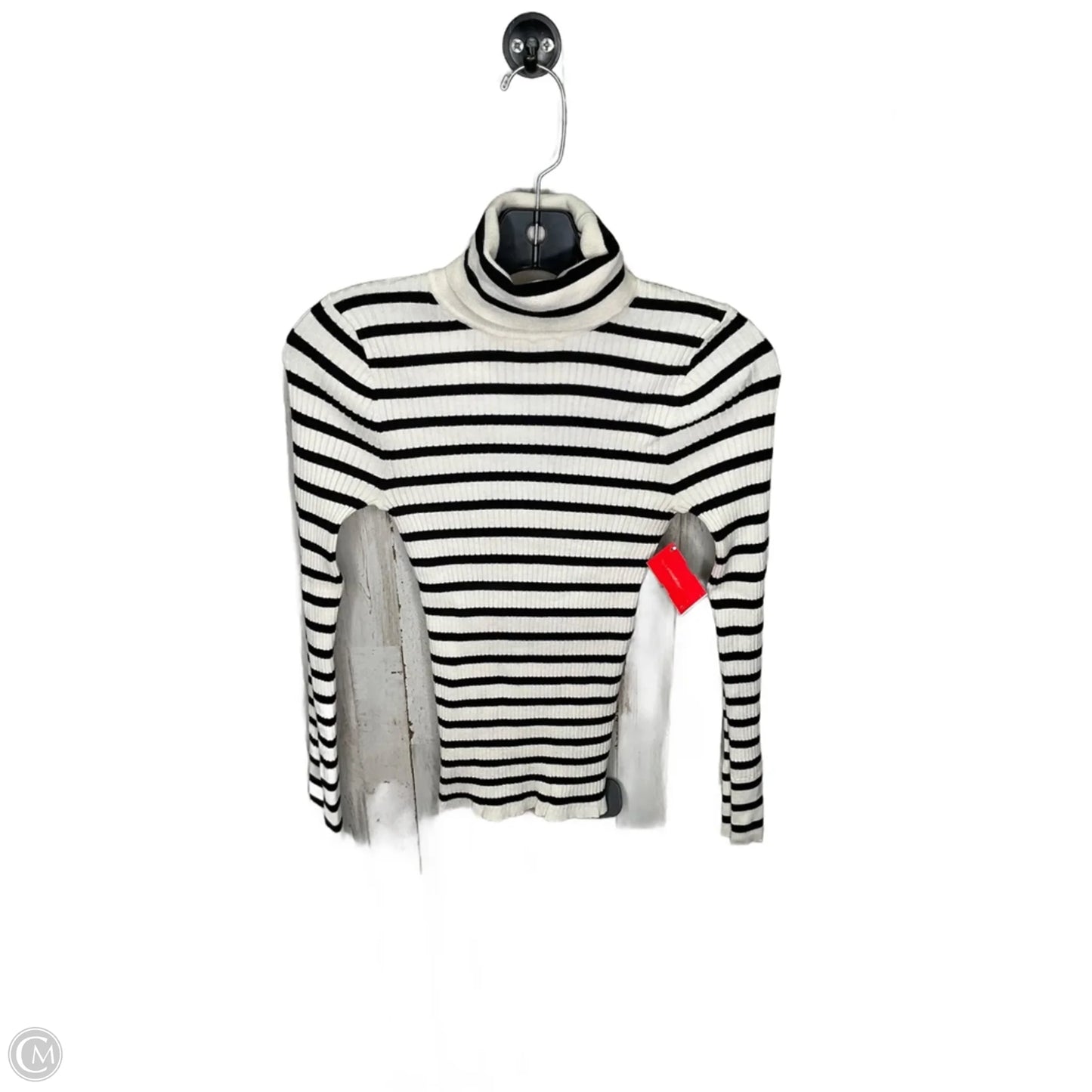 Top Long Sleeve By Loft In Striped Pattern, Size: S