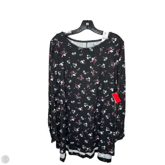 Top Long Sleeve By Lane Bryant In Grey, Size: 2x