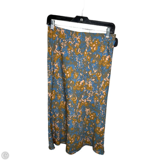 Skirt Midi By Prana In Blue & Brown, Size: 4