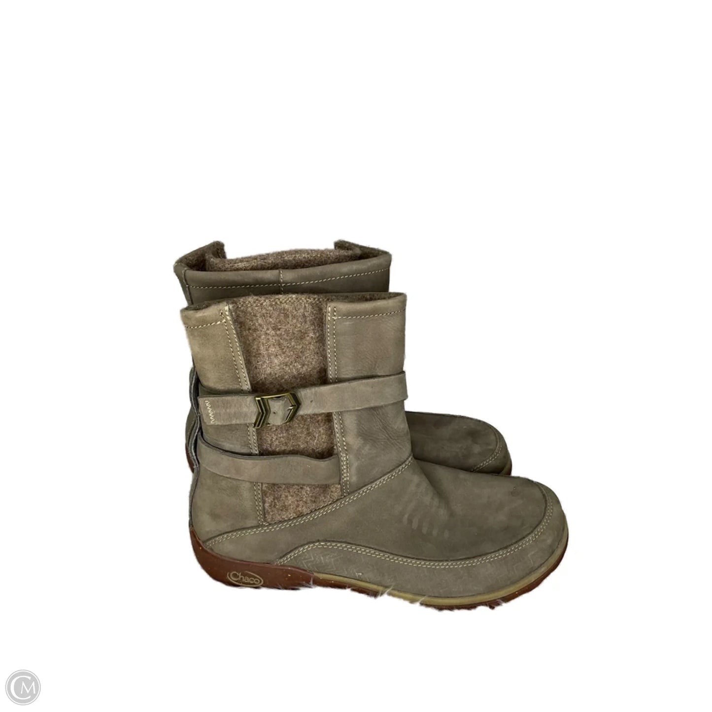 Boots Hiking By Chacos In Green, Size: 9
