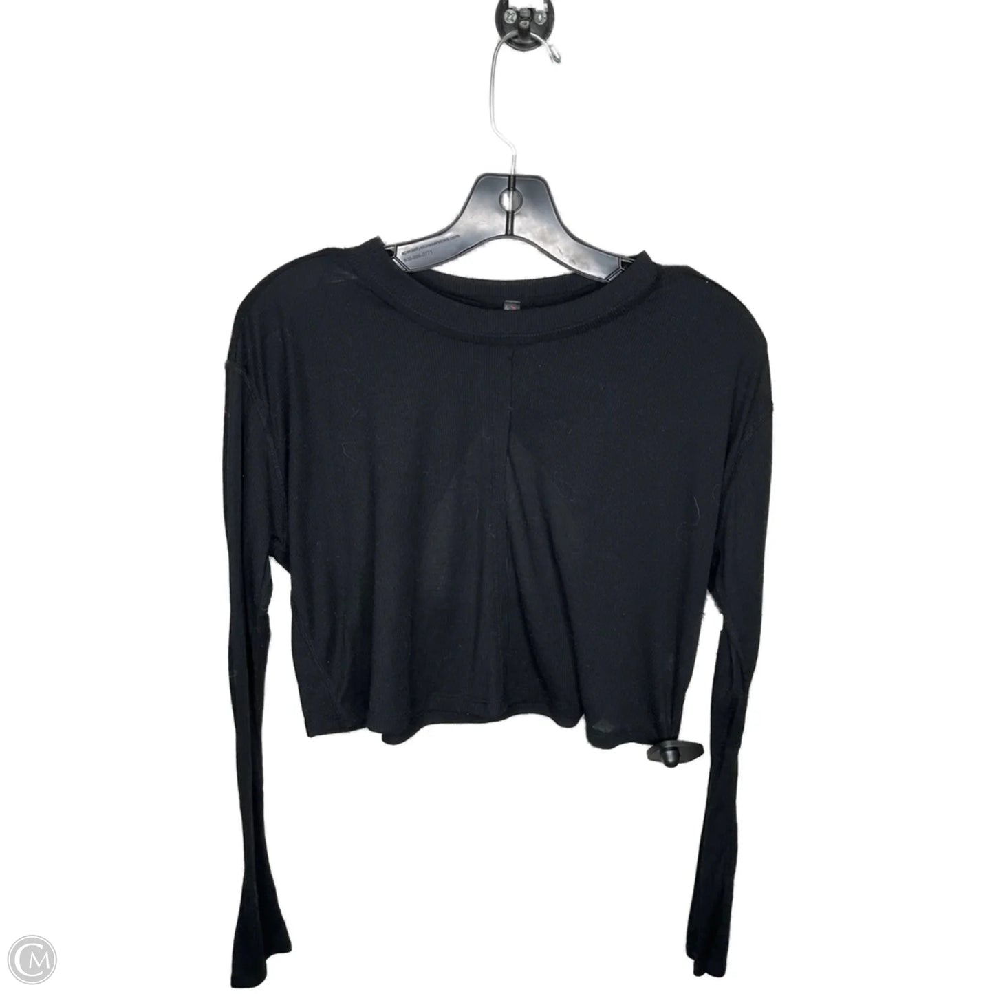 Top Long Sleeve By Free People In Black, Size: S