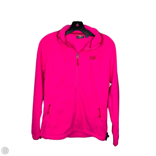 Athletic Jacket By New Balance In Pink, Size: M