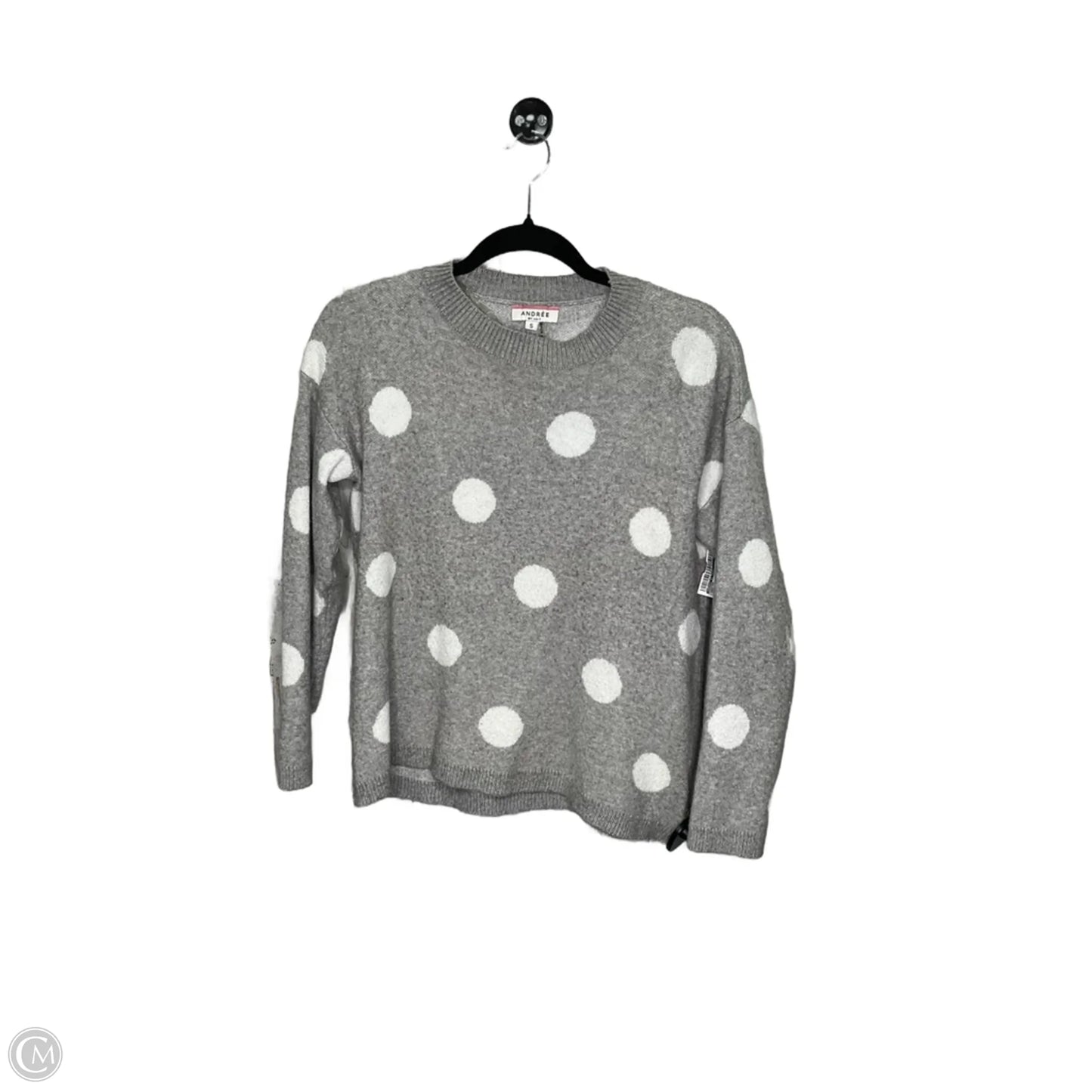 Sweater By Andree By Unit In Grey, Size: S