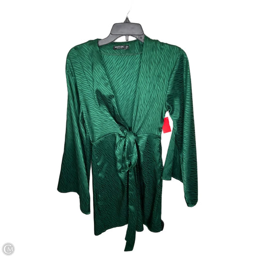 Dress Casual Short By Nasty Gal In Green, Size: S