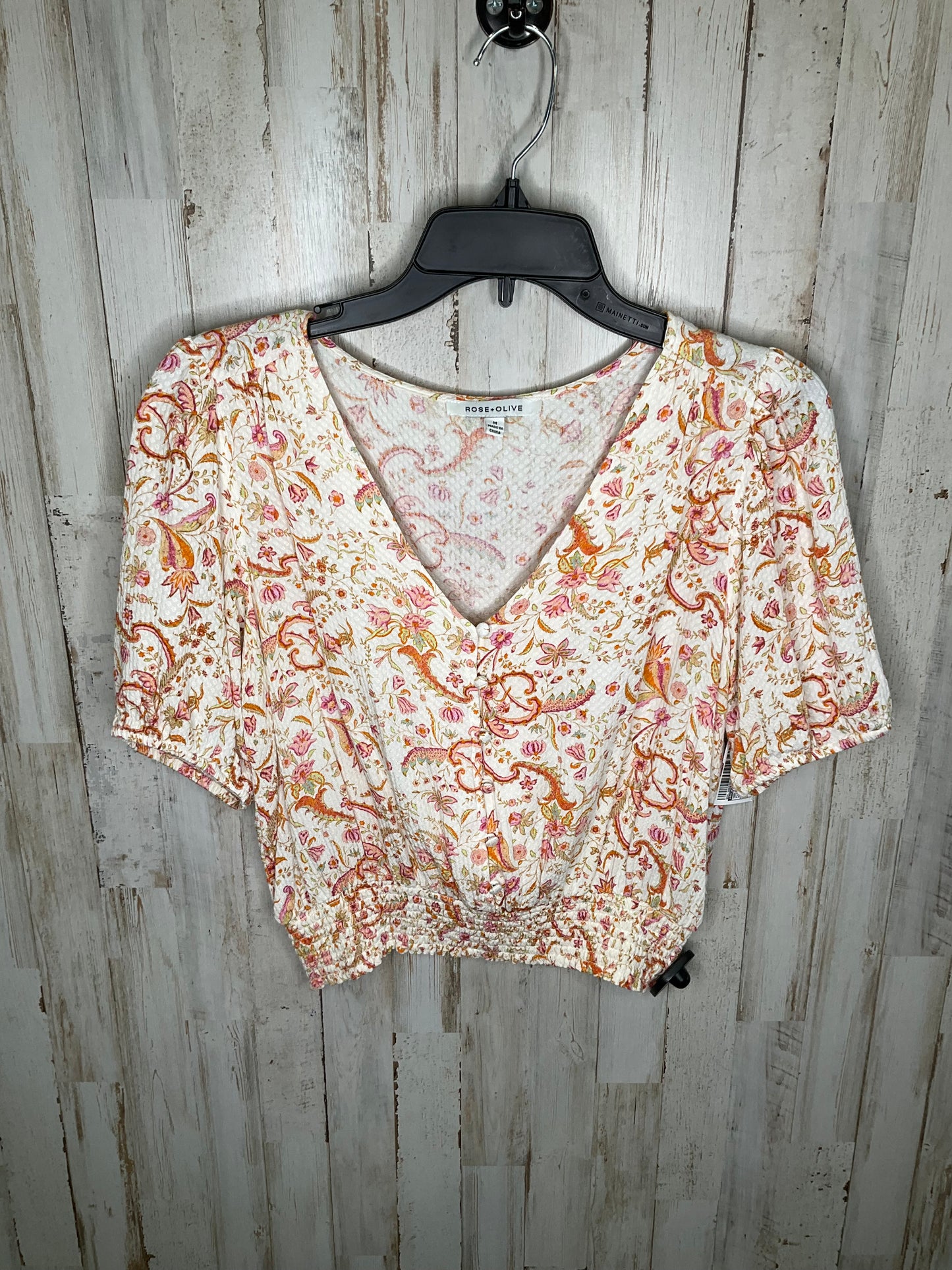 Top Short Sleeve By Rose And Olive  Size: M