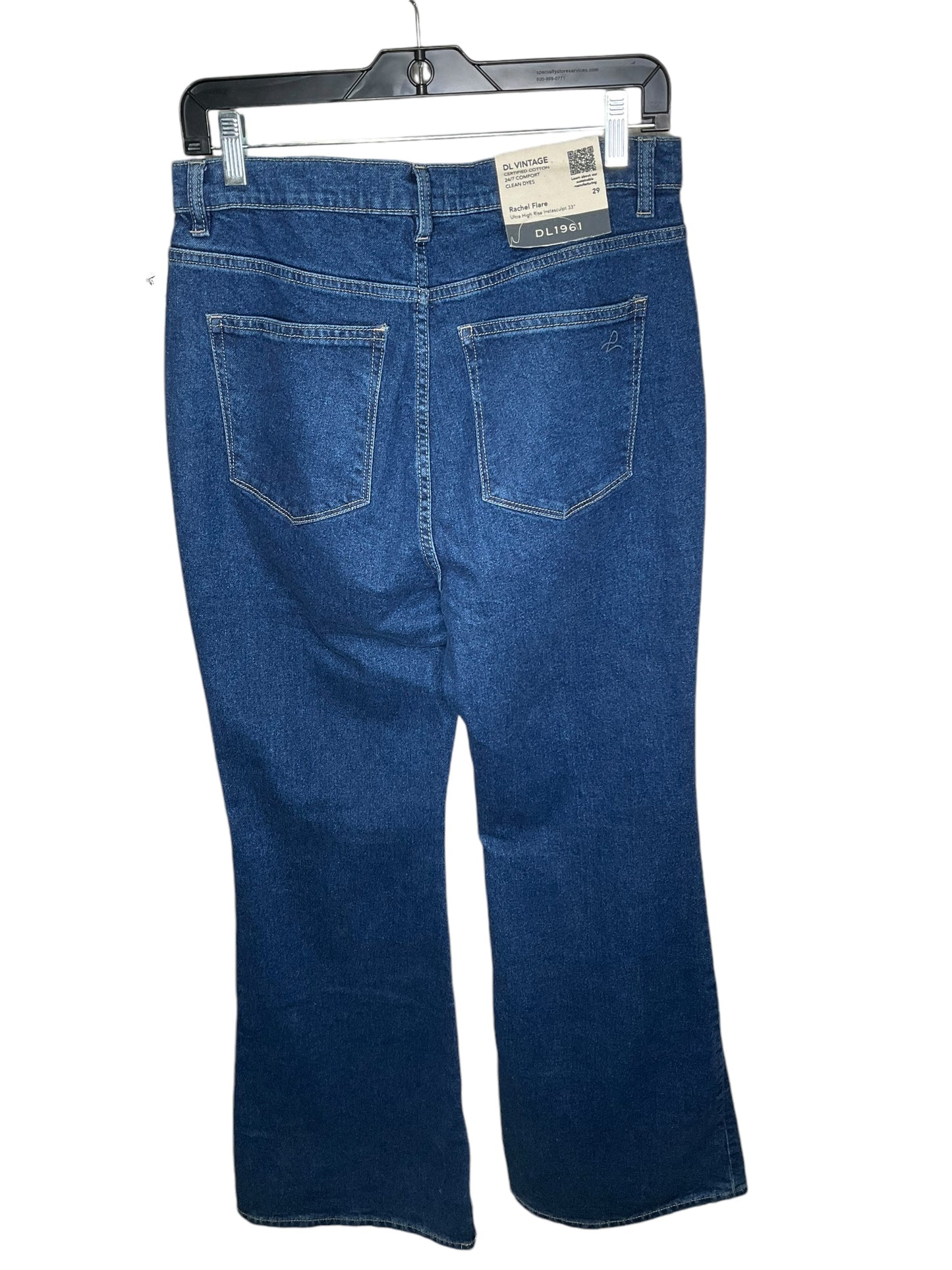 Jeans Flared By Dl1961 In Blue Denim, Size: 8