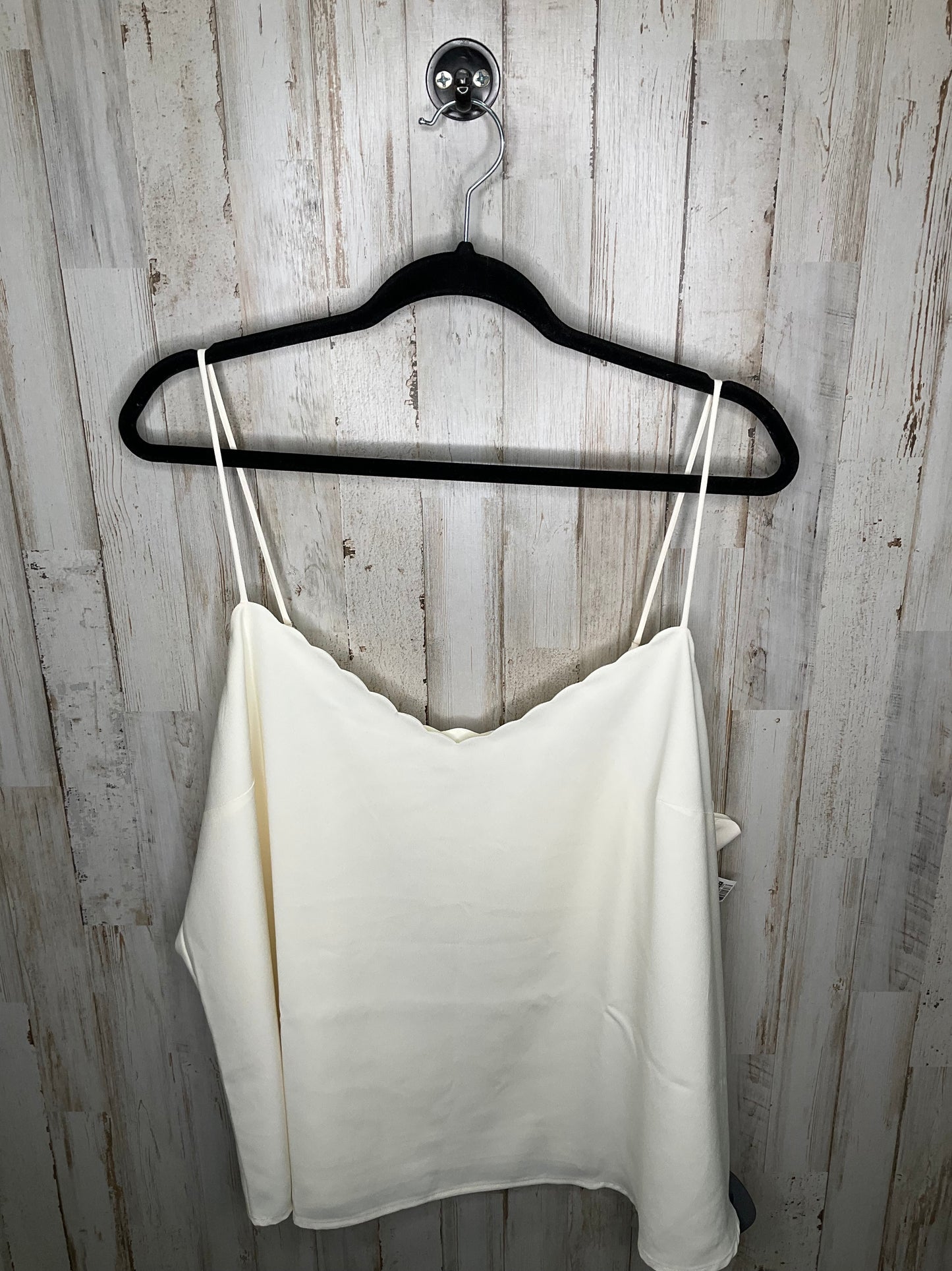 Cream Top Sleeveless J. Crew, Size 2x