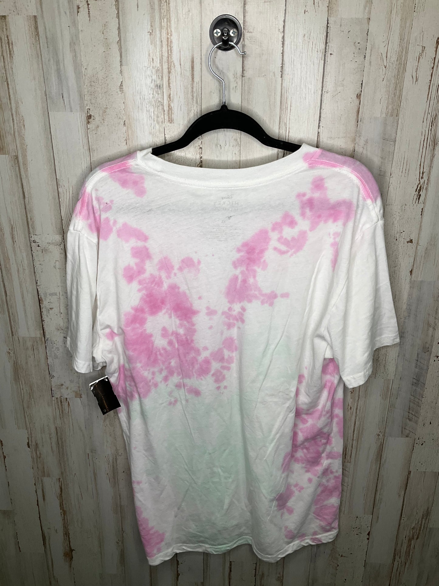 Tie Dye Print Top Short Sleeve Disney Store, Size Xl