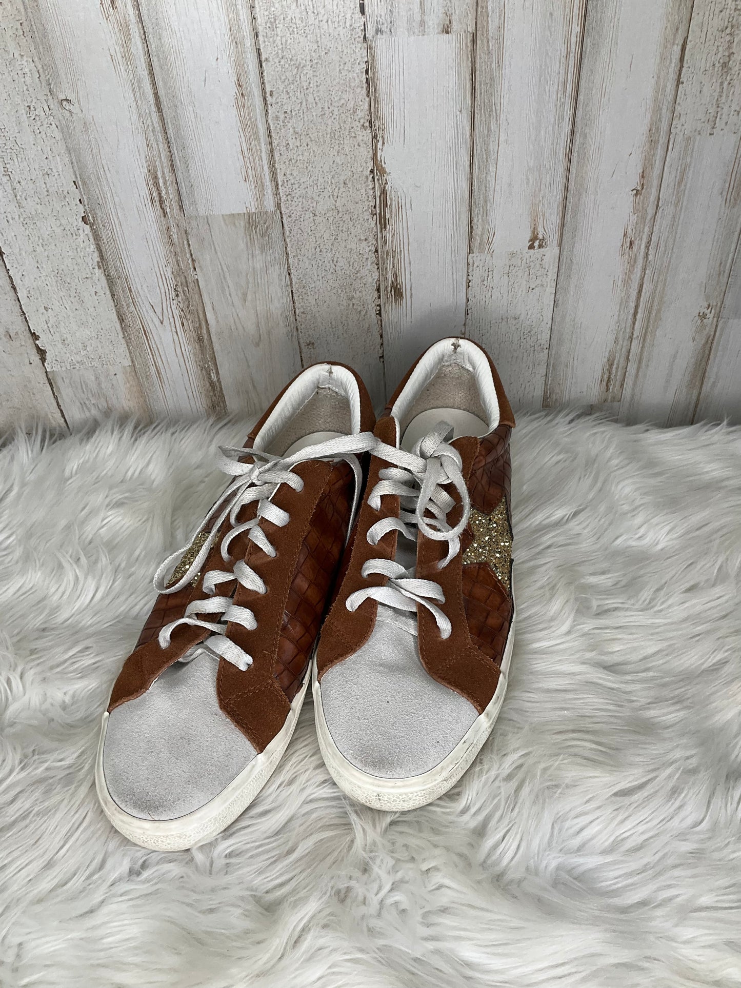 Brown Shoes Sneakers Vintage Havana, Size 10