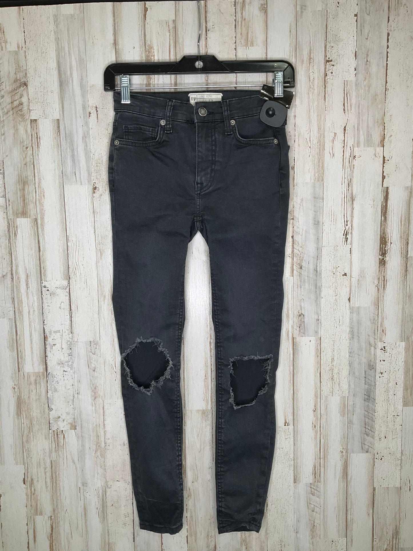 Black Jeans Skinny Free People, Size 0