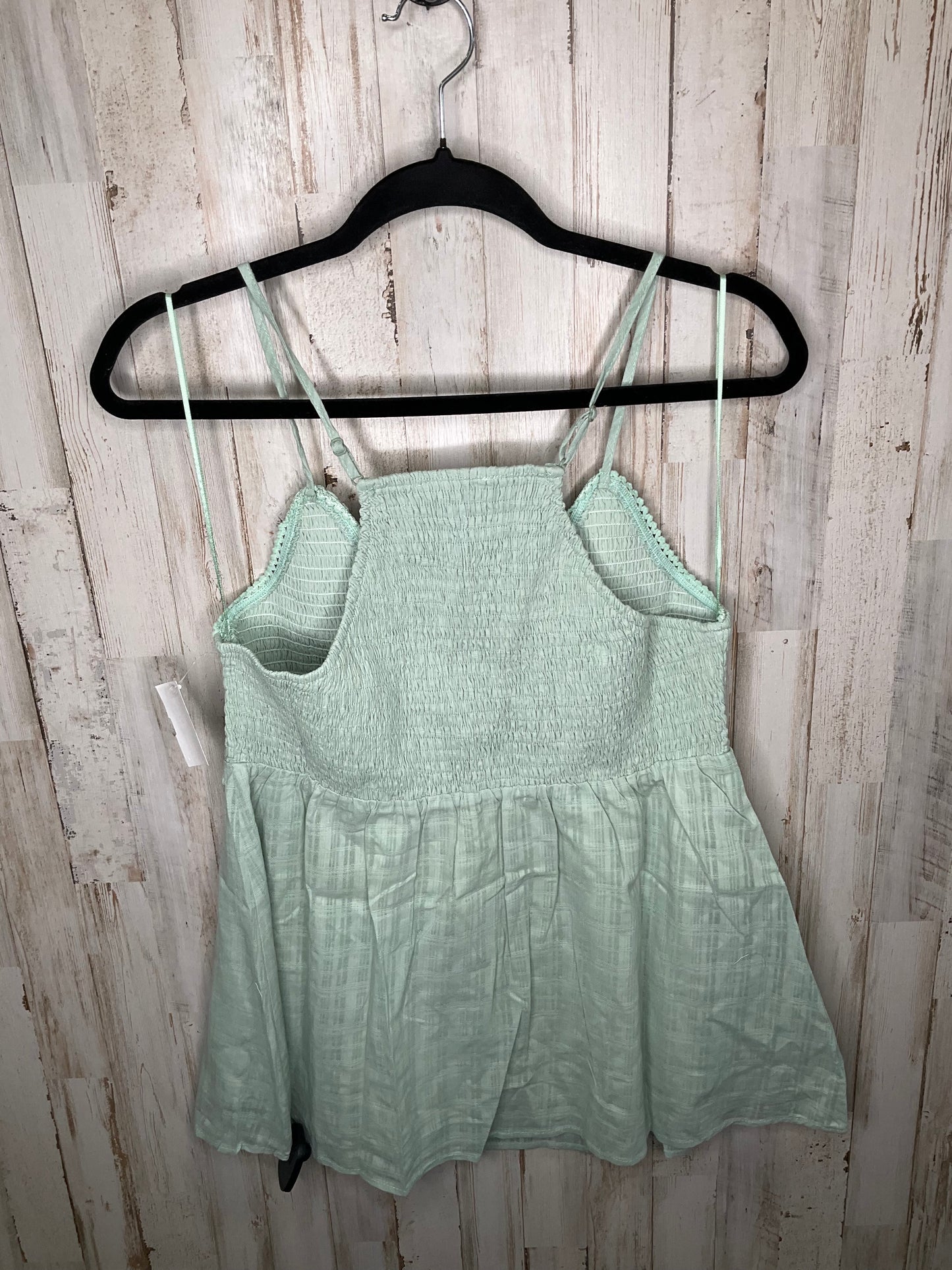 Green Top Sleeveless Cmc, Size L