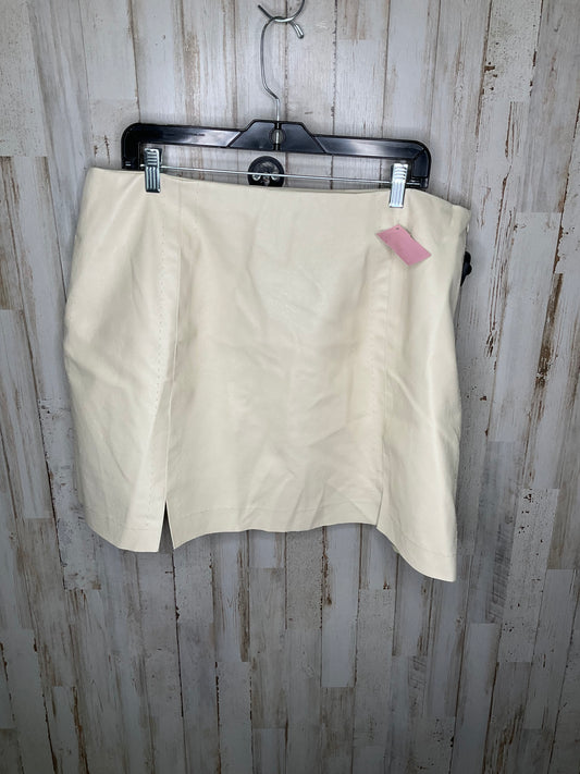 Skirt Mini & Short By Altard State In Cream, Size: 1x