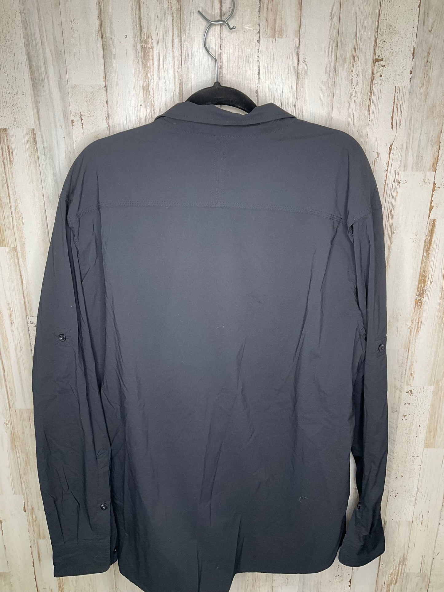 Athletic Top Long Sleeve Crewneck By Columbia In Black, Size: 2x