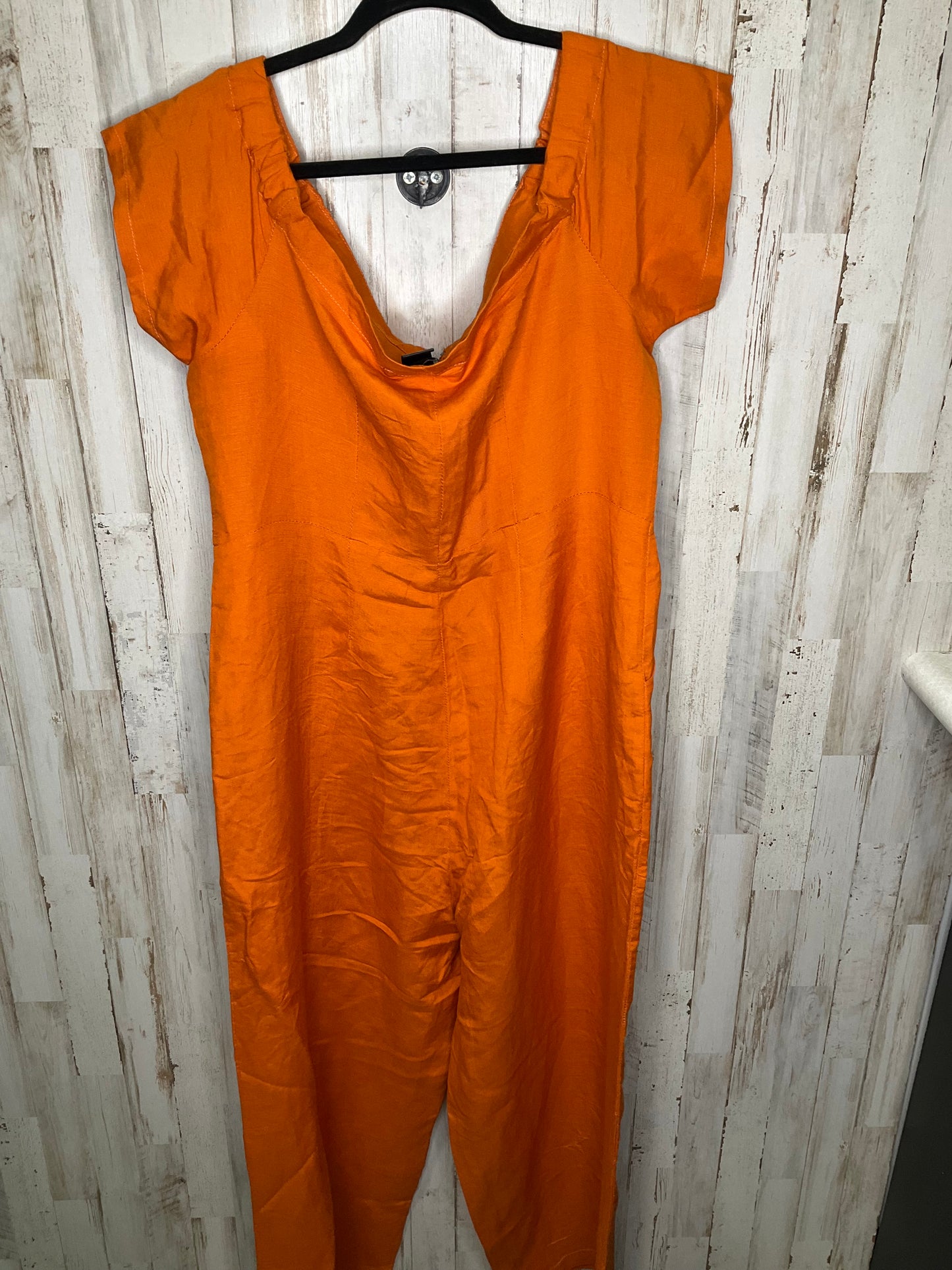 Jumpsuit By Ashley Stewart In Orange, Size: 14