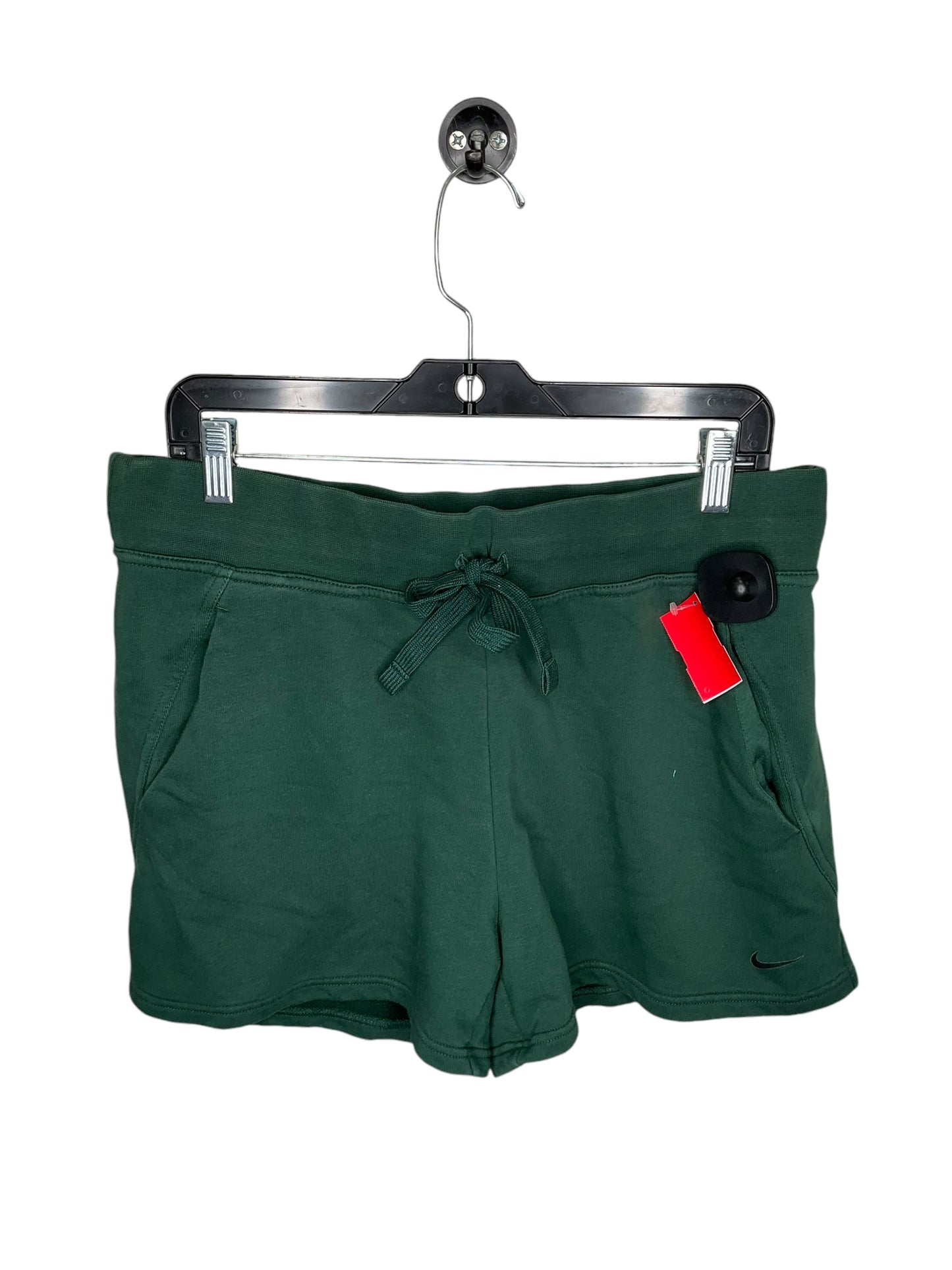 Athletic Shorts By Nike Apparel In Green, Size: L