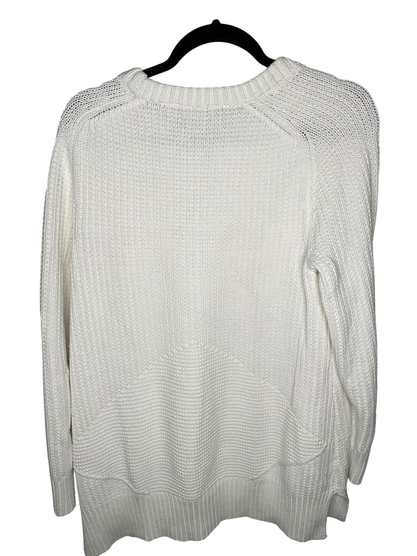 Sweater By Soft Surroundings In White, Size: M