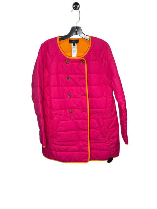 Coat Puffer & Quilted By J. Crew In Pink, Size: L