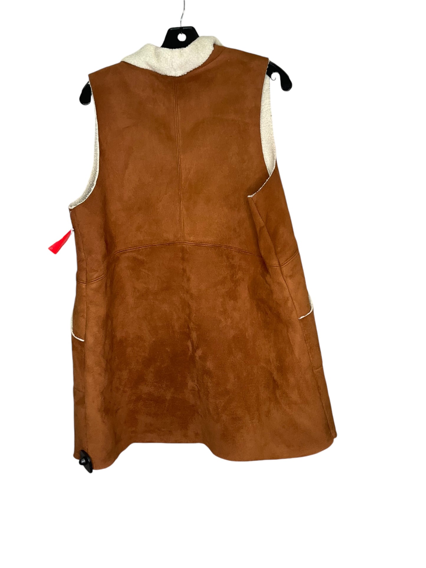 Vest Faux Fur & Sherpa By Jodifl In Brown, Size: L