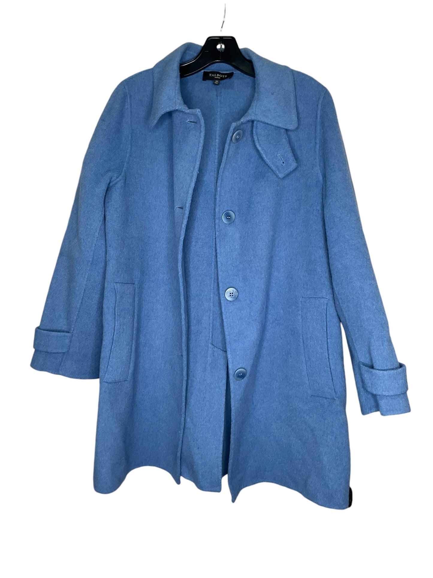 Coat Peacoat By Talbots In Blue, Size: Lp