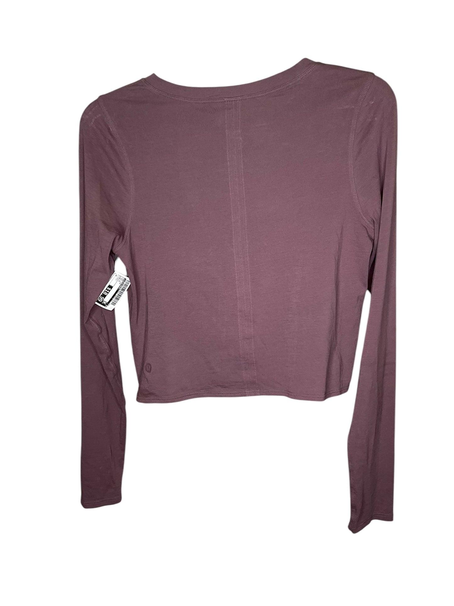 Top Long Sleeve By Lululemon In Mauve, Size: 4